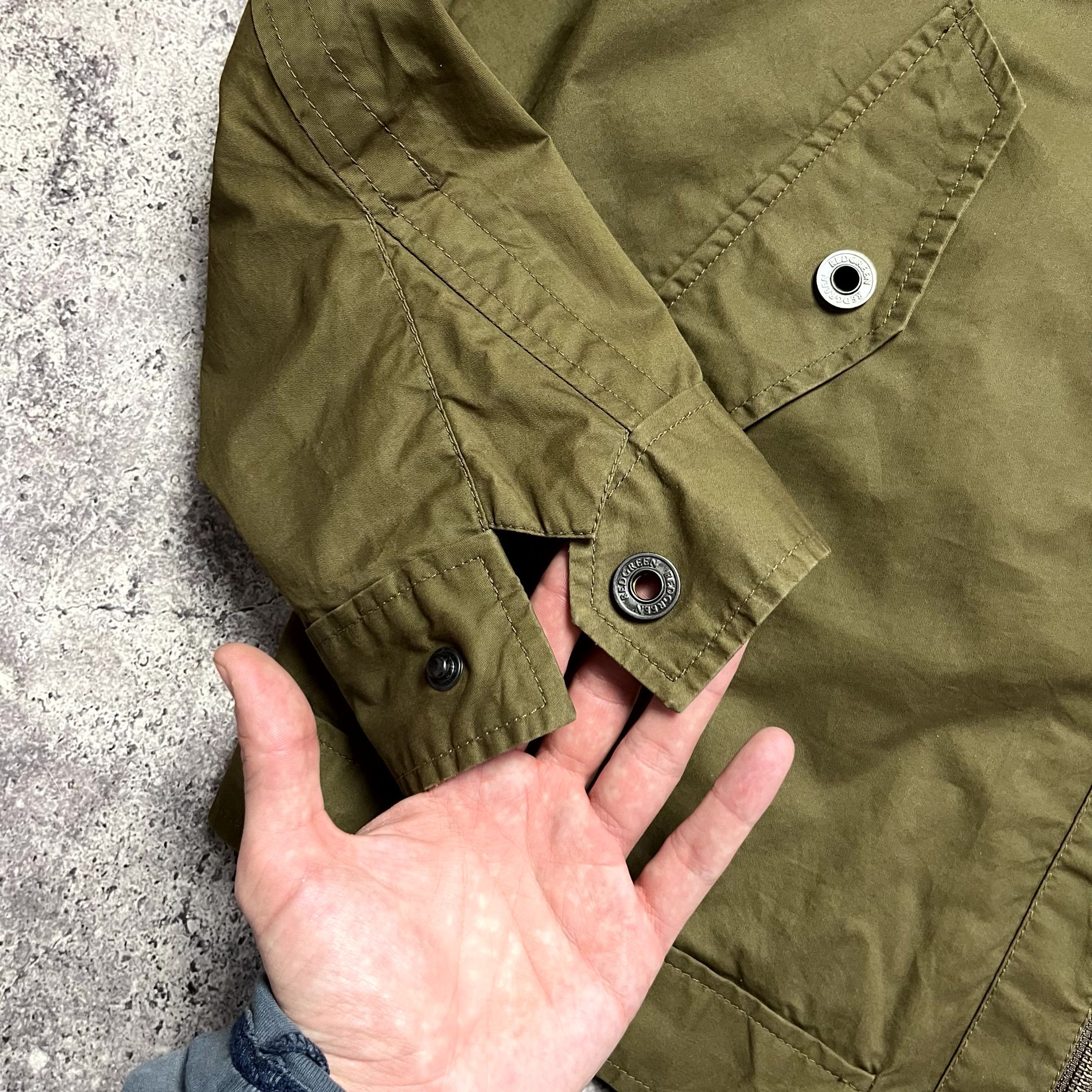 Vintage REDGREEN Military Utility Lightweight Khaki Jacket Size L Size US L / EU 52-54 / 3 - 3 Thumbnail