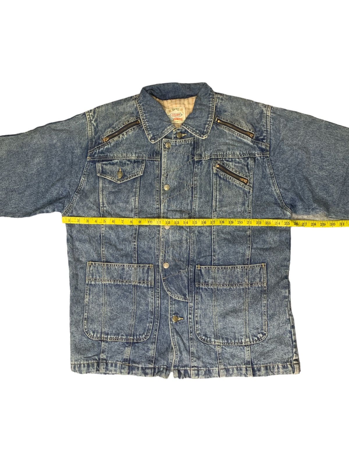 Japanese Brand × Vintage Rare Design Vintage Zigomar Denim Jackets Size US L / EU 52-54 / 3 - 10 Thumbnail