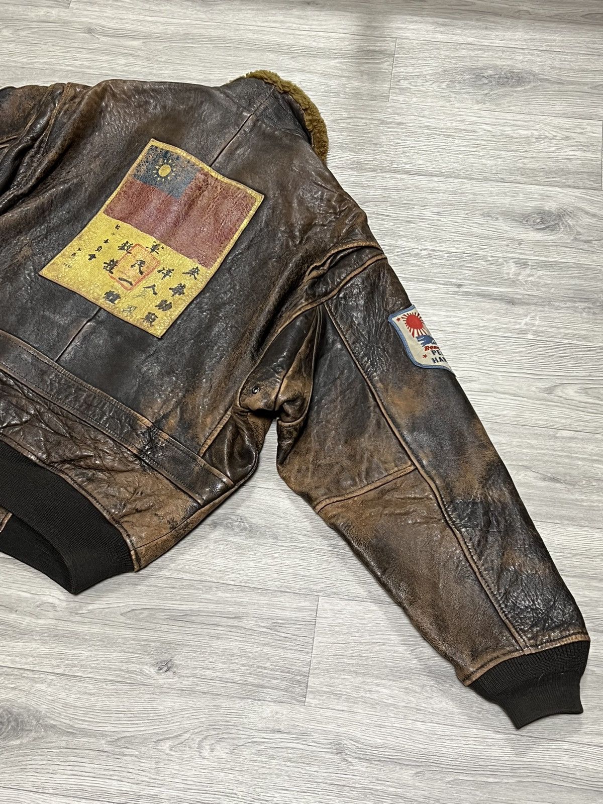 Avirex Avirex Top Gun type G-1 leather bomber jacket US navy 90s Size US L / EU 52-54 / 3 - 8 Thumbnail