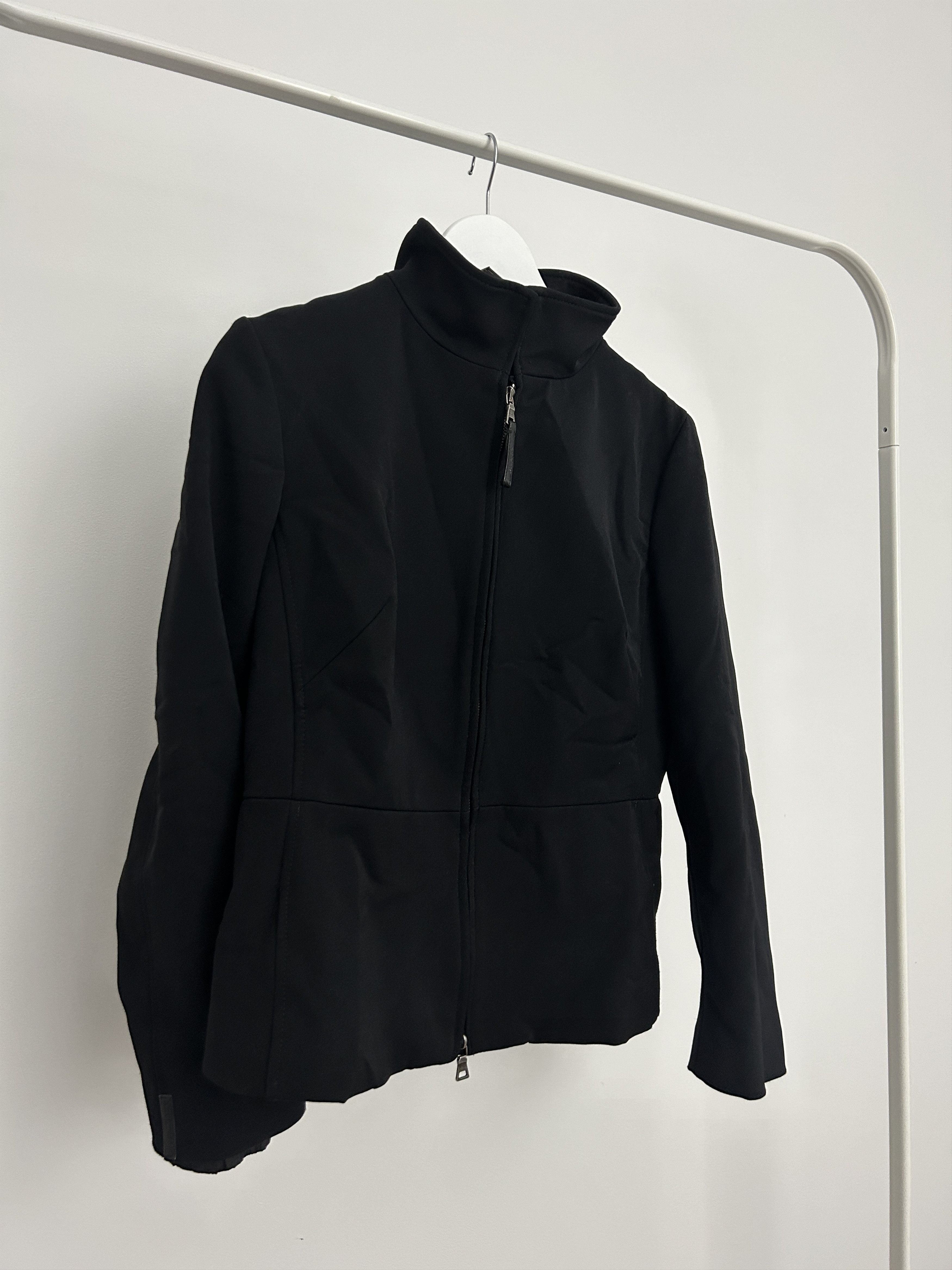 Archive y2k Prada sport black tab nylon hooded light jacket