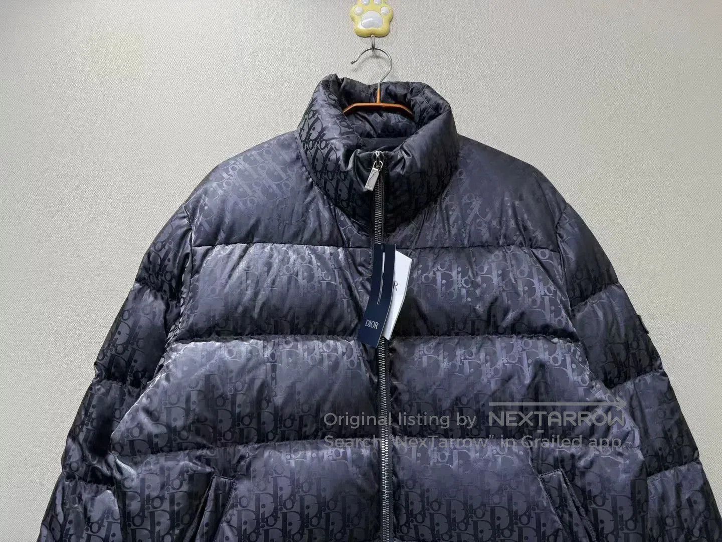 Dior dior logo down jacket in smoky color. Size US XL / EU 56 / 4 - 2 Thumbnail