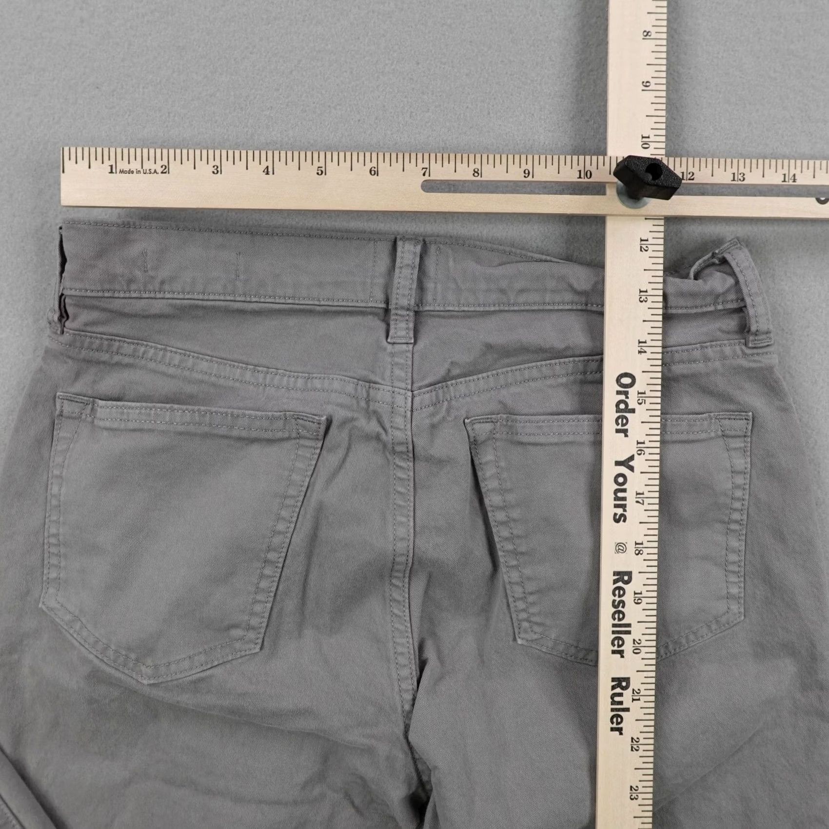 Flint And Tinder Flint And Tinder Pants Mens 28x30 Gray Chino Slim Fit 5 Pocket Straight Leg Workwear Size US 28 / EU 44 - 7 Thumbnail