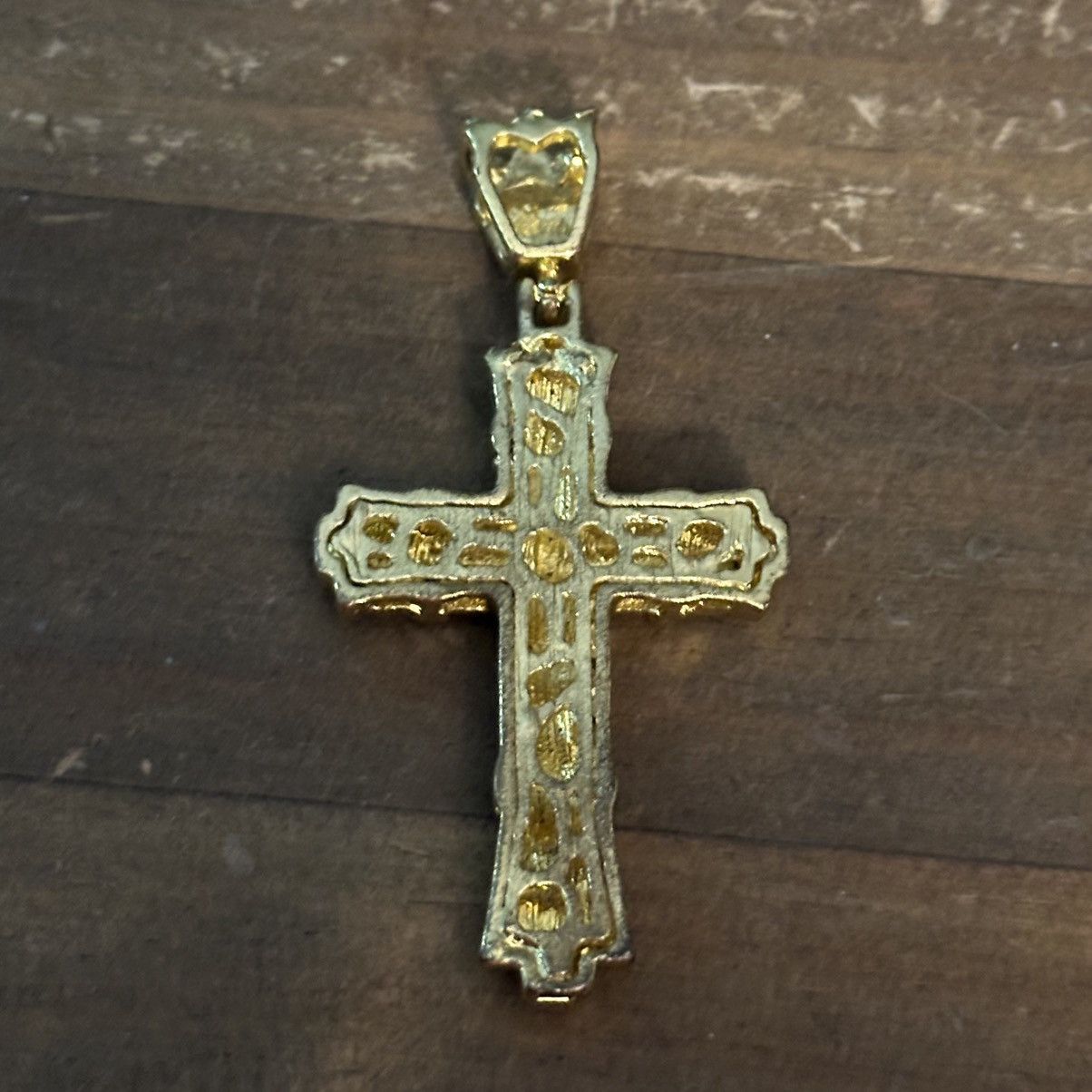 Other Large gold tone rhinestone cross pendant Size ONE SIZE - 3 Thumbnail