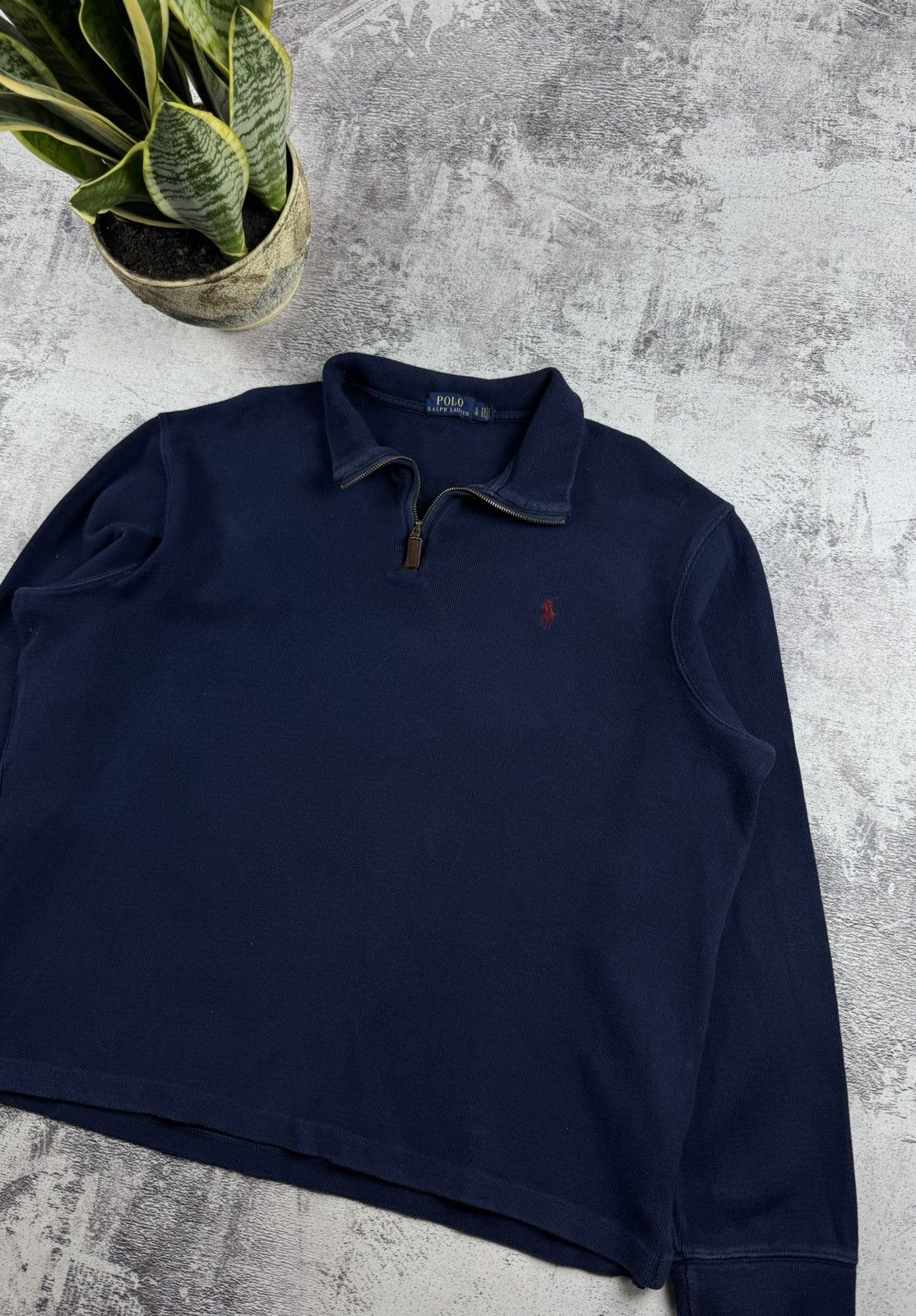 Polo Ralph Lauren Polo Ralph Lauren Retro 1/3 Zip Sweatshirt Hoodie Pullover Size US XL / EU 56 / 4 - 3 Thumbnail
