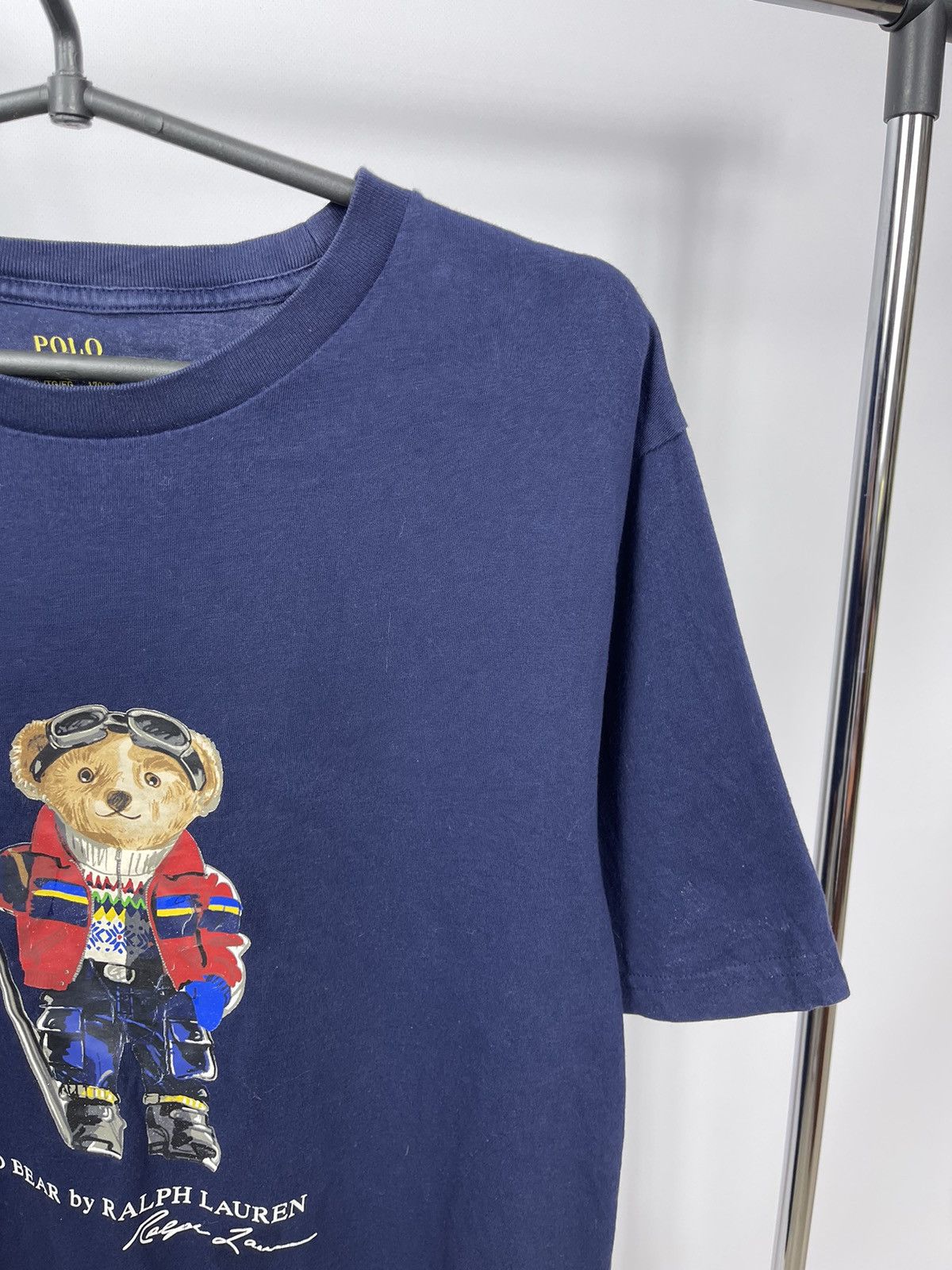 Polo Ralph Lauren Polo Ralph Lauren Mens Polo Bear T-Shirt M Blue USA Size US M / EU 48-50 / 2 - 2 Thumbnail
