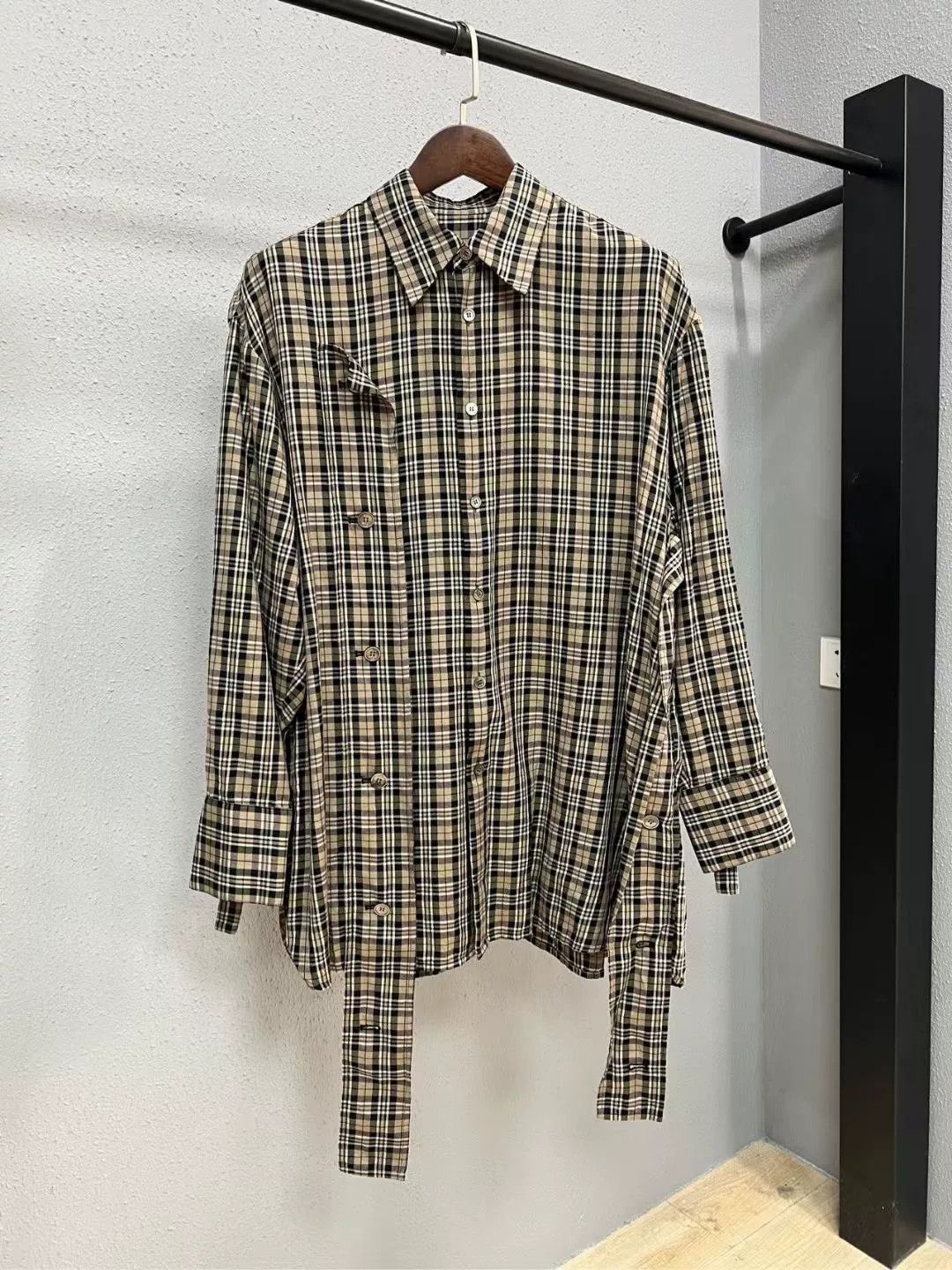 Wooyoungmi Wooyoungmi Patchwork Shirt Size US S / EU 44-46 / 1 - 1 Thumbnail