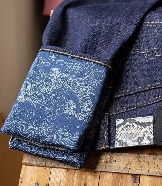 Designer × Japanese Brand 140z Natural Indigo Selvedge Denim Size US 32 / EU 48 - 1 Thumbnail