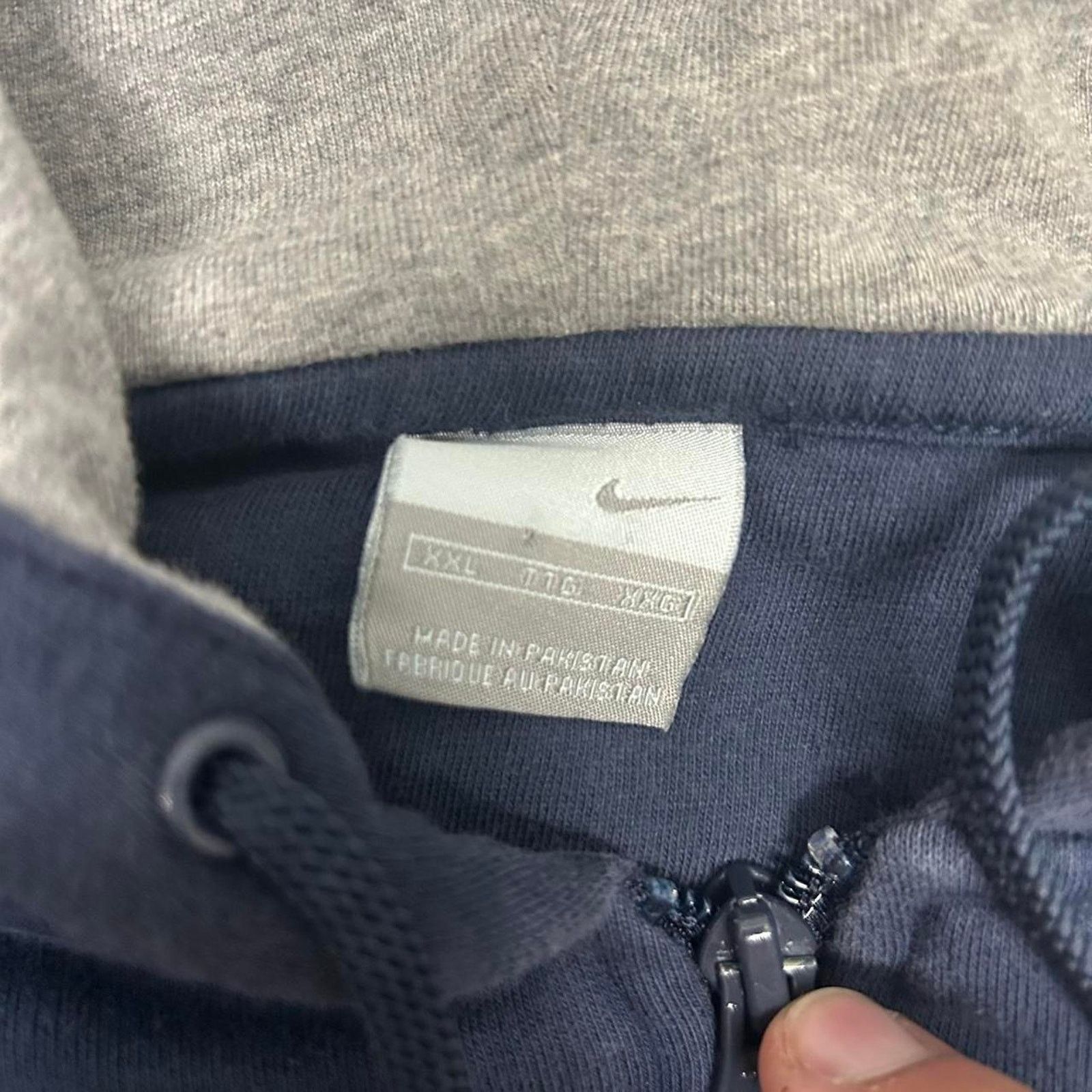 Nike Y2K Nike Zip Up Hoodie Size US XXL / EU 58 / 5 - 5 Thumbnail