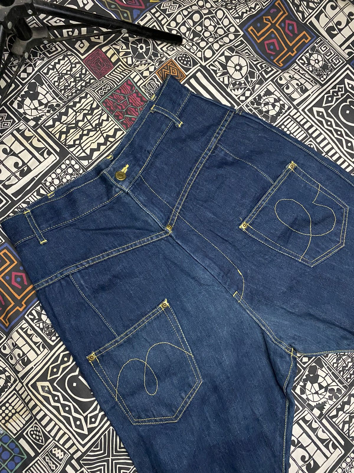 Japanese Brand × mercibeaucoup Mercibeaucoup drop crotch issey miyake jeans pants Size US 30 / EU 46 - 3 Thumbnail