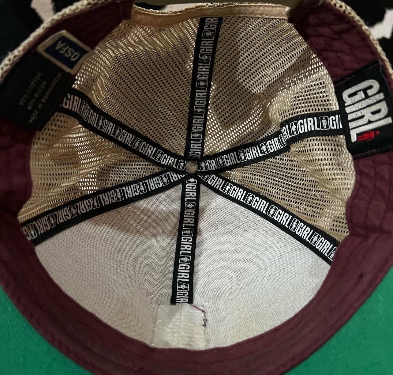 Girl Skateboards × Hook-Ups × Japanese Brand Girl Skateboard Snapback Trucker Hat Size ONE SIZE - 8 Thumbnail