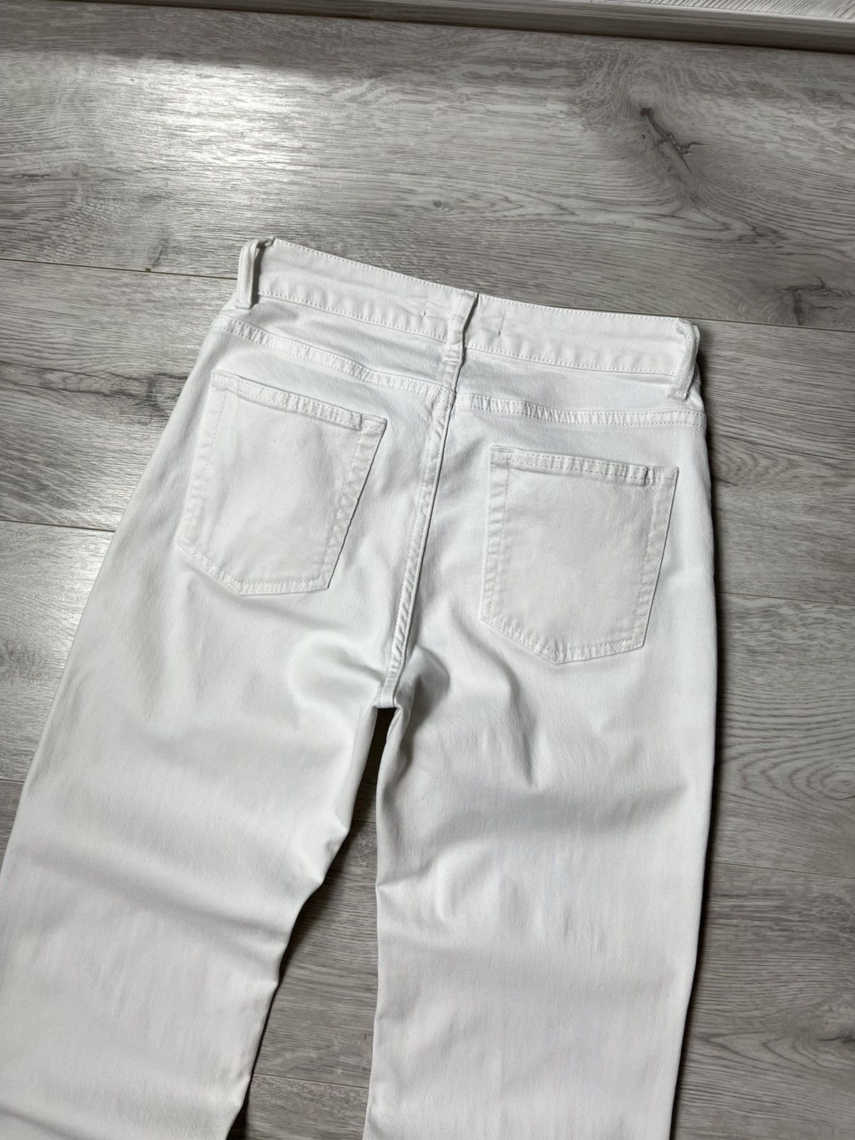 Sandro Sandro Paris White Denim Pants / Jeans Size 26" / US 2 / IT 38 - 15 Thumbnail