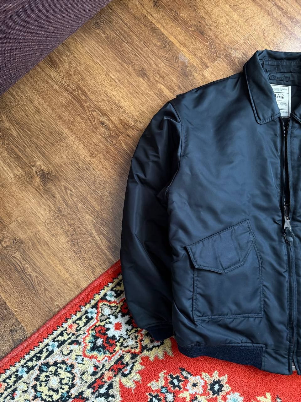 Japanese Brand Vintage MA-2 Retro Reversilbe Flyght Bomber Jacket Y2K Size US L / EU 52-54 / 3 - 4 Thumbnail