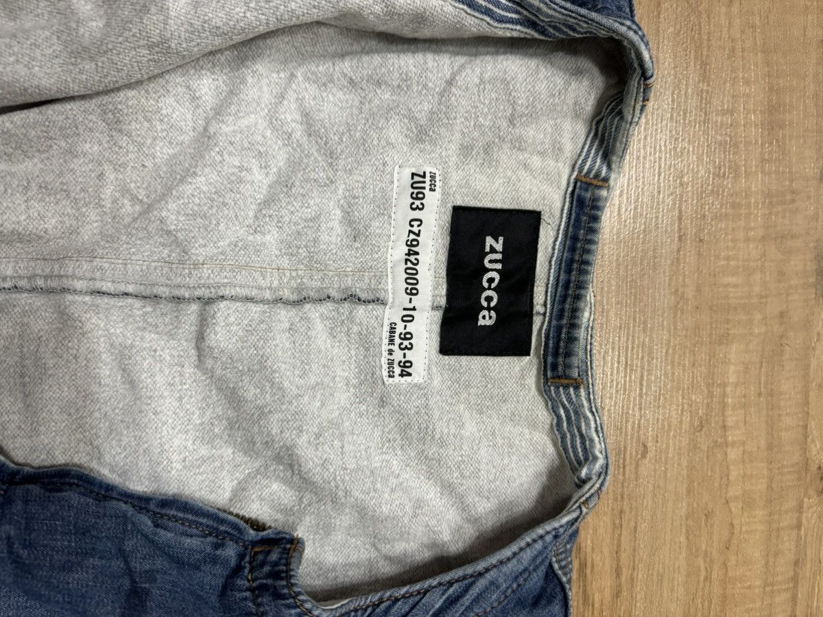 Zucca COMME DE ZUCCA BY ZUCCA TACTICAL STYLE DENIM JACKET Size M / US 6-8 / IT 42-44 - 4 Thumbnail