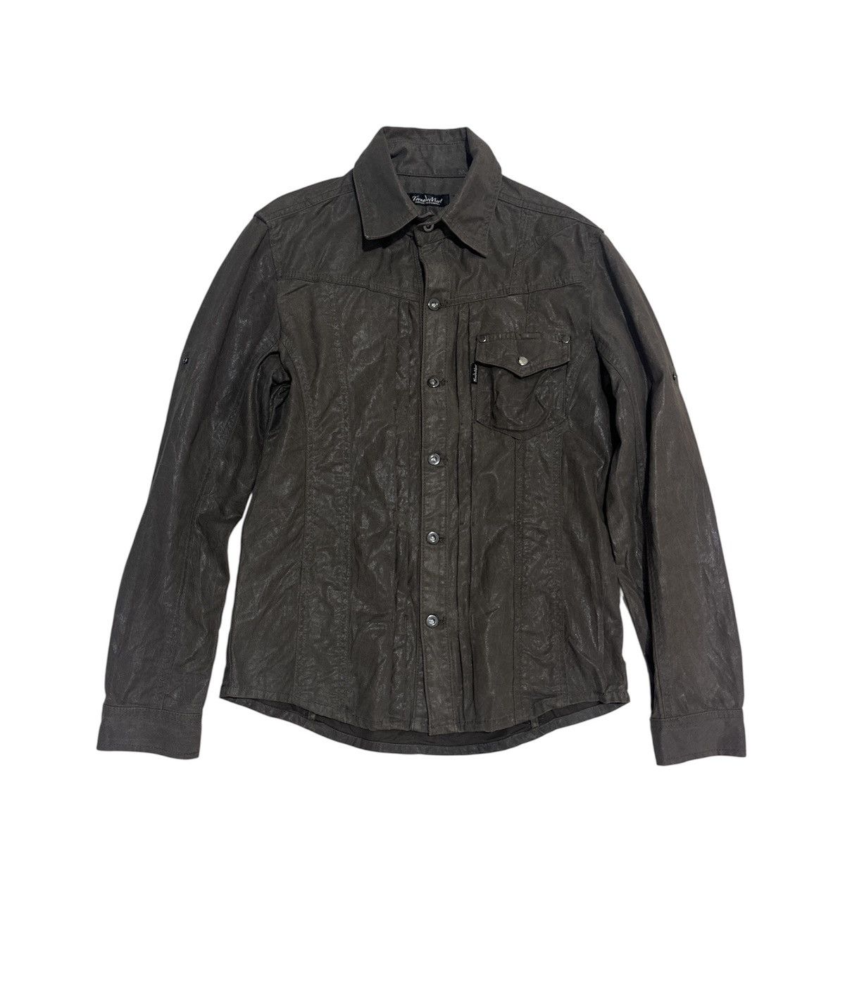 Tornado Mart Tornado Mart Japan Waxed Cotton coating Paneled Jacket Size US M / EU 48-50 / 2 - 1 Thumbnail