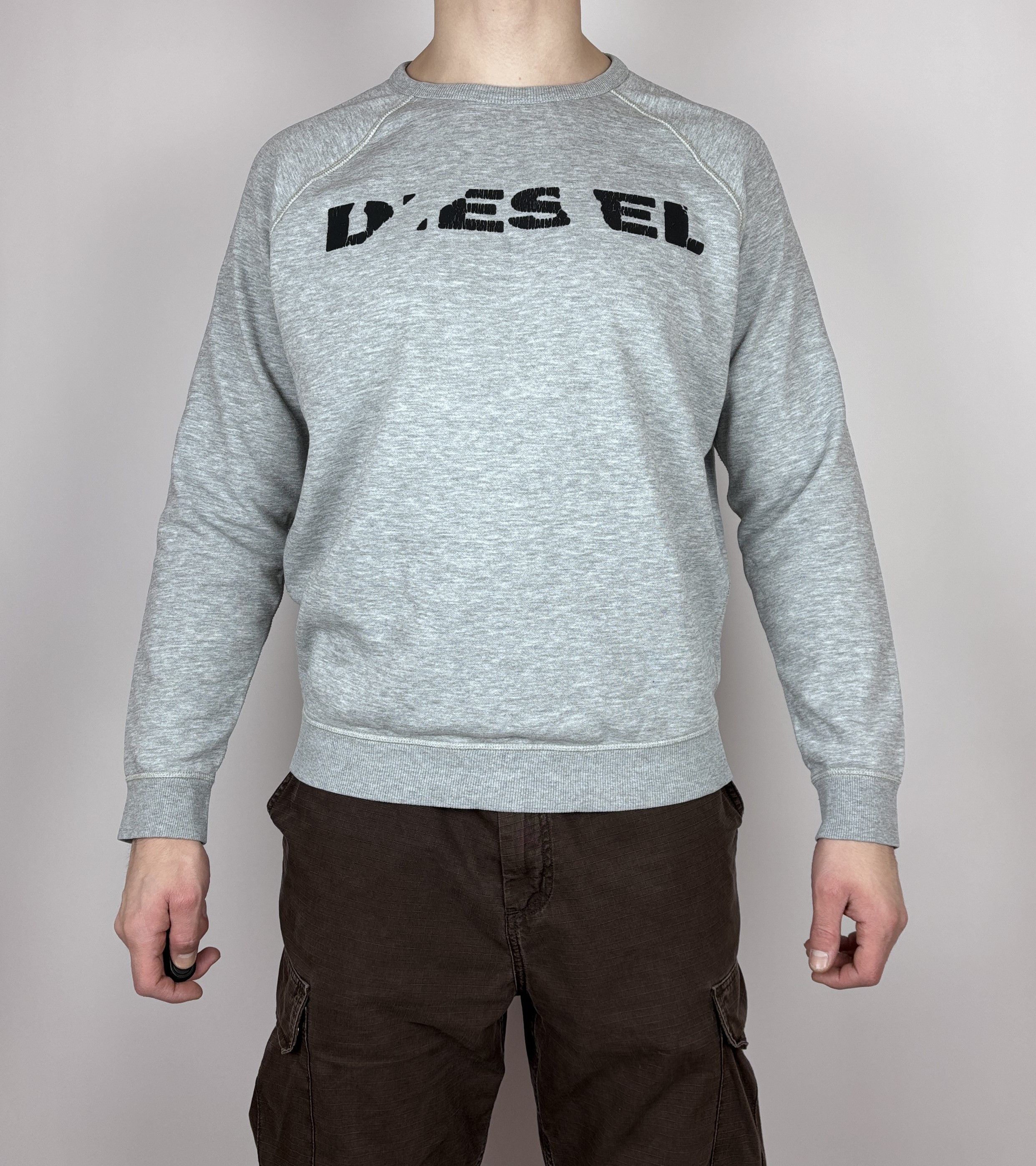 Diesel Diesel Logo Crew Neck Sweatshirt Size US XL / EU 56 / 4 - 2 Thumbnail