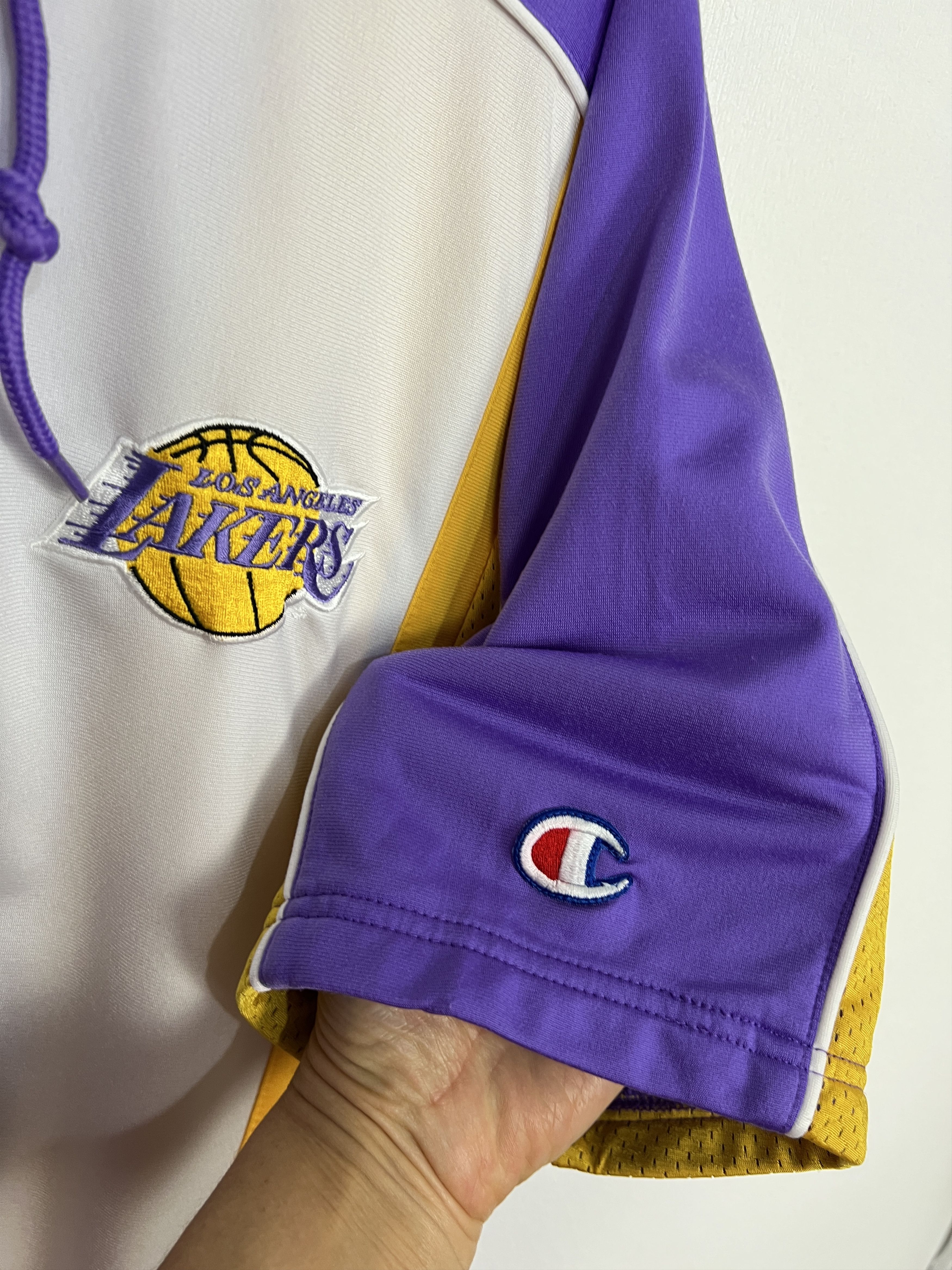 Starter Los Angeles Lakers Warm Up Shooting Jersey Hooded NBA Size US M / EU 48-50 / 2 - 4 Thumbnail