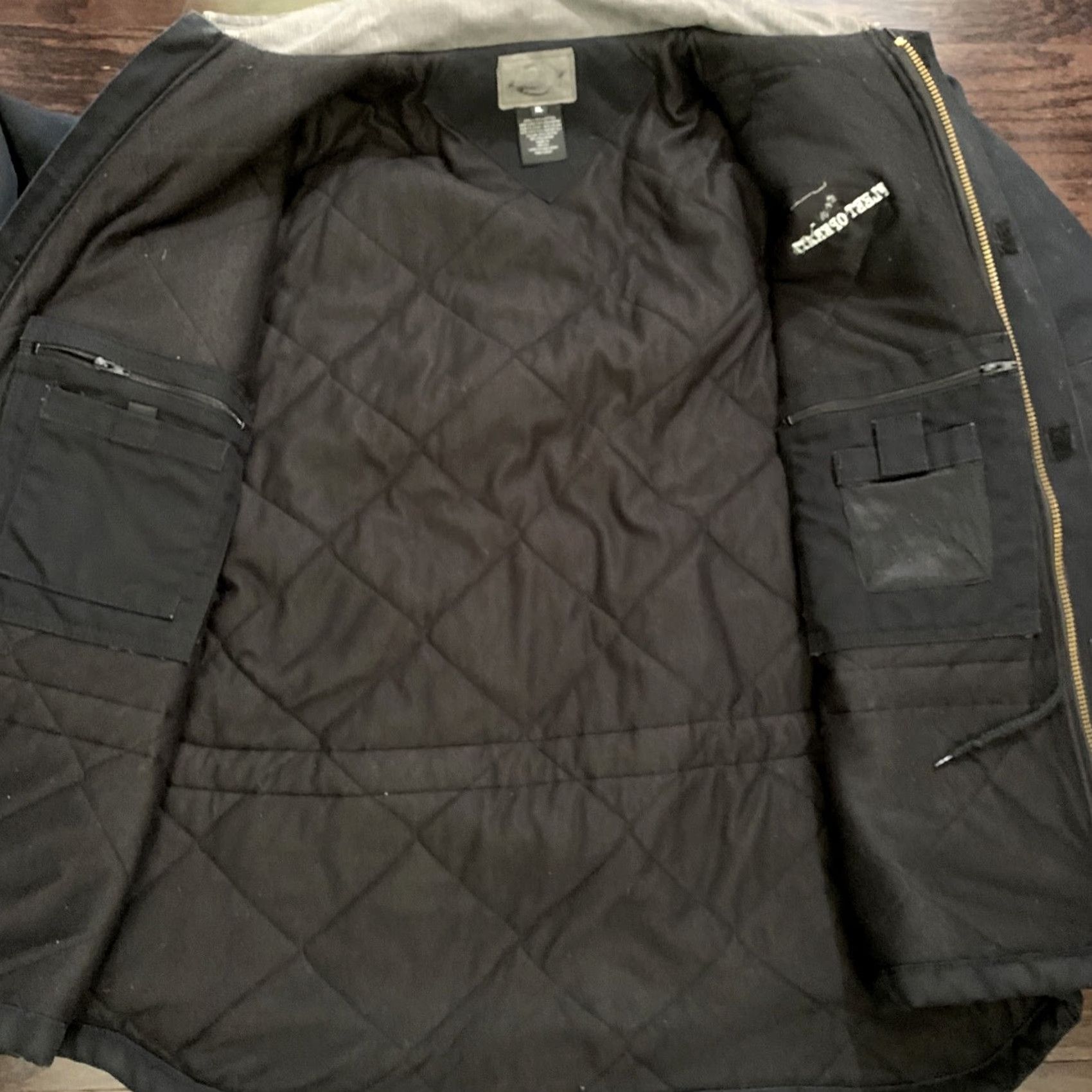 Dickies VINTAGE Dickies Insulated Black Canvas Work Chore Farm Trucker Hipster Jacket Mens XL Size US XL / EU 56 / 4 - 5 Thumbnail