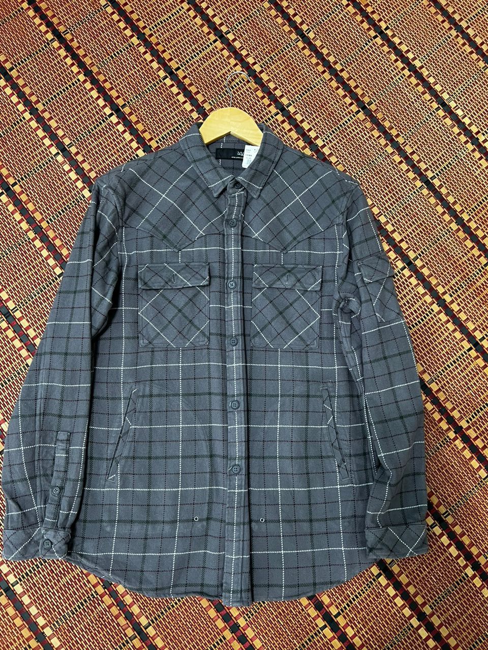 Undercover × Uniqlo Undercover Grey Plaid Flannel Size US L / EU 52-54 / 3 - 1 Thumbnail