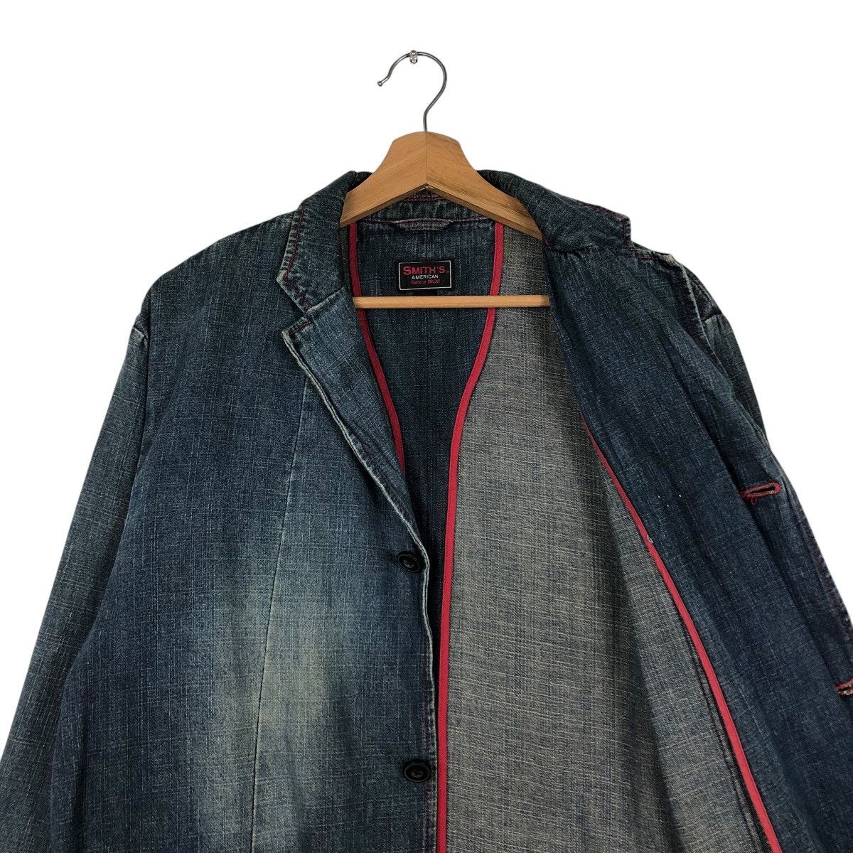 Japanese Brand 📌Vintage Chore Denim Jacket Smith's American Size US L / EU 52-54 / 3 - 13 Thumbnail
