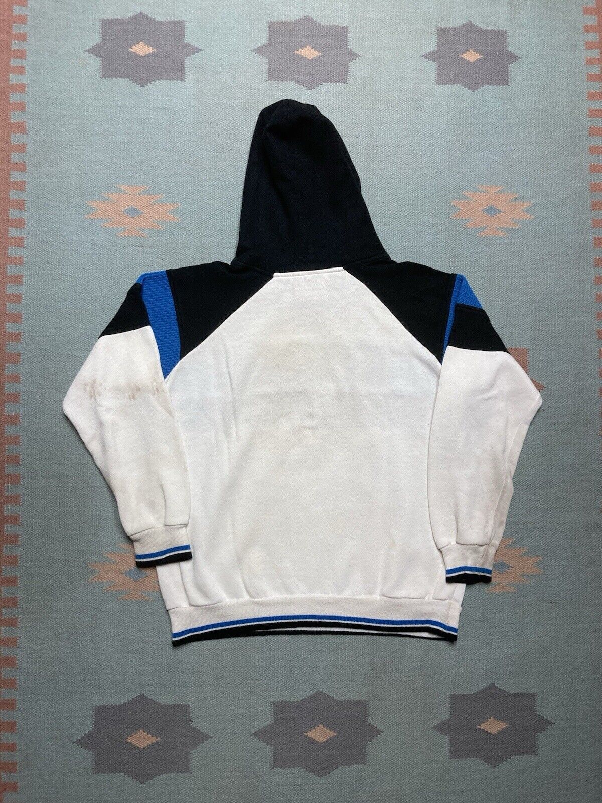 Vintage × Wilson 80s pullover hoodie Wilson tri tone stained distress grung S Size US S / EU 44-46 / 1 - 8 Thumbnail