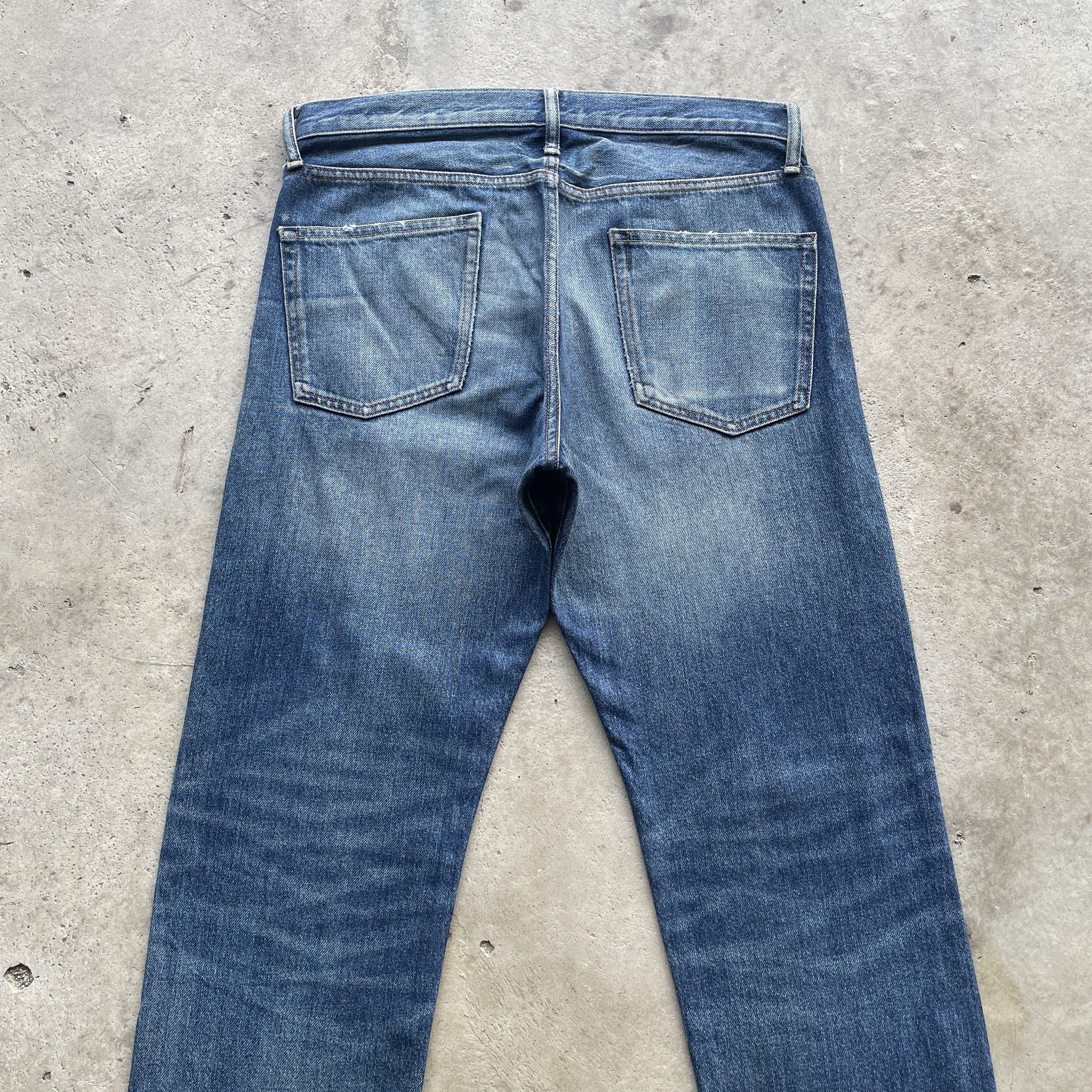 Japanese Brand VINTAGE JAPAN GU FADED DENIM DISTRESSED JEANS PANTS W33x32 Size US 33 - 8 Thumbnail