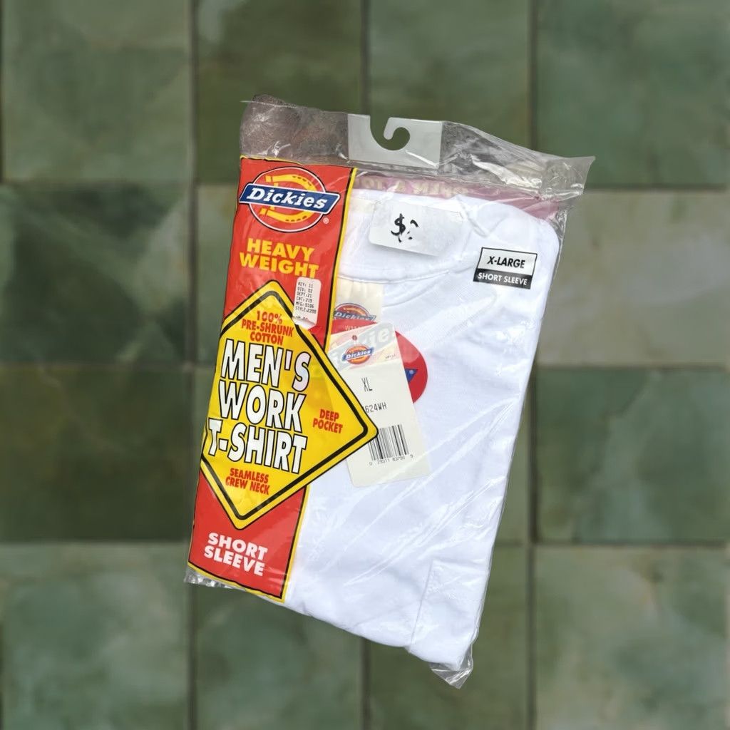 Dickies VINTAGE Dickies Shirt White Cotton Work XL 90s USA Made Mens Size US XL / EU 56 / 4 - 1 Thumbnail