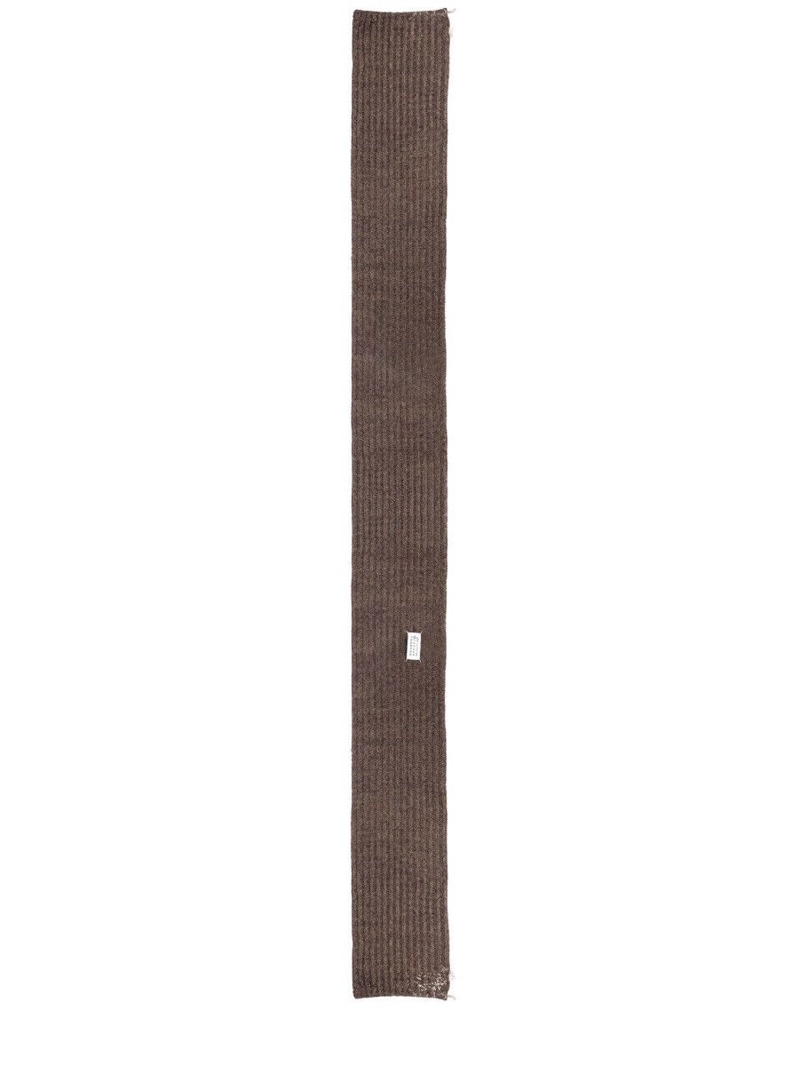 Maison Margiela MAISON MARGIELA WOOL SCARF - BROWN Size ONE SIZE - 1 Thumbnail