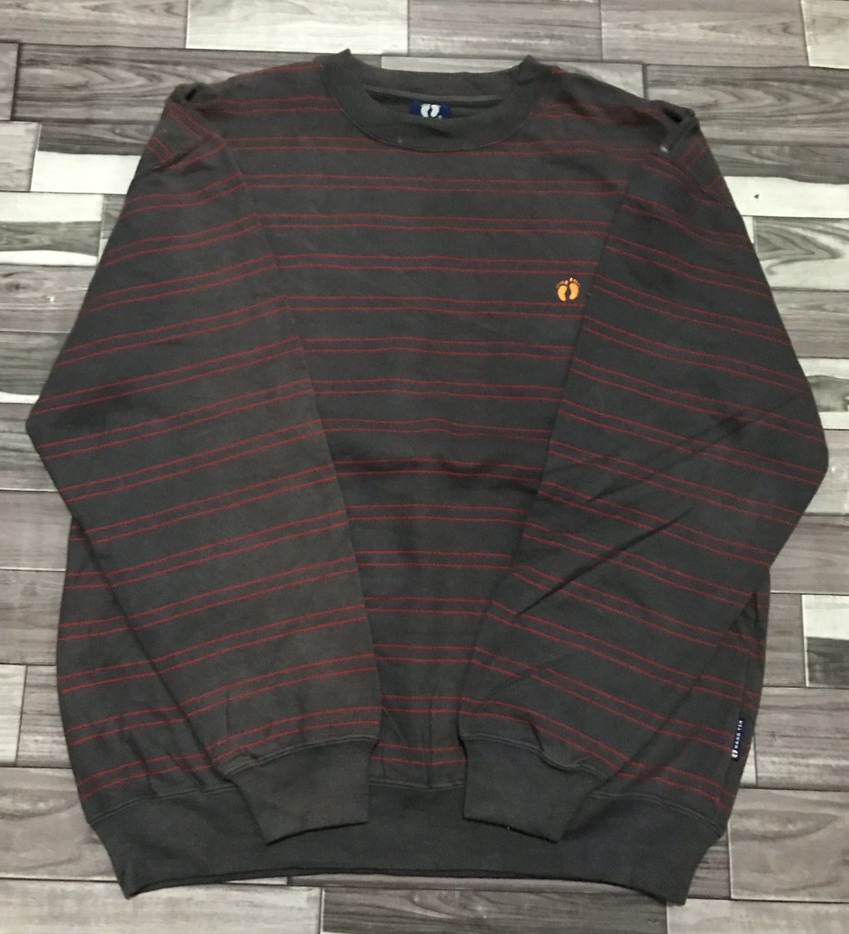 Hang Ten Stripe Sweatshirt -R4