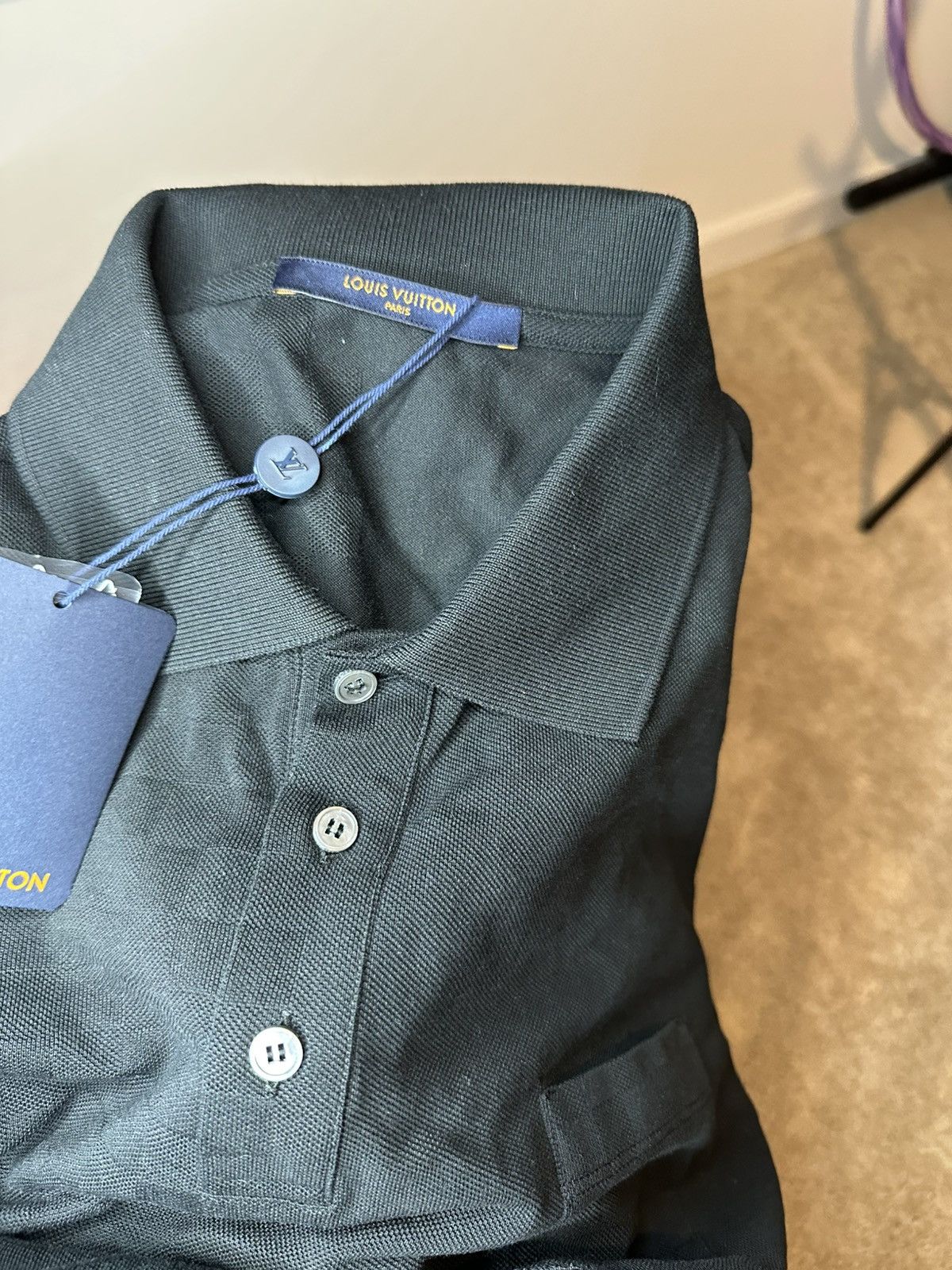 Louis Vuitton Louis Vuitton Half Damier Pocket Polo Size US XXL / EU 58 / 5 - 5 Thumbnail