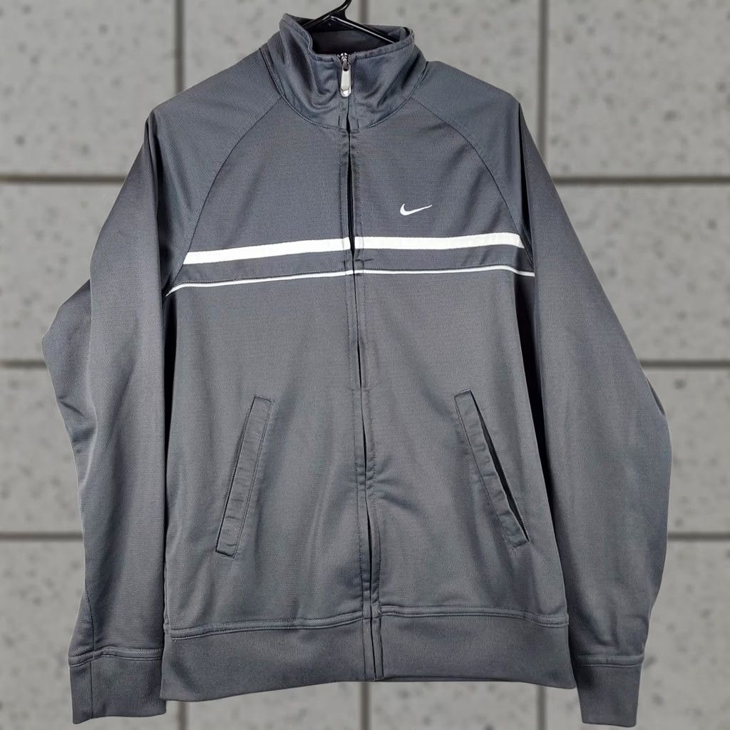 Nike Nike Jacket Mens Small Gray Full Zip Light Weight Pockets Regular Fit Casual Size US S / EU 44-46 / 1 - 1 Thumbnail