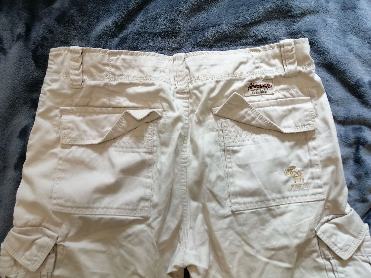 Abercrombie & Fitch × Vintage Vintage Abercrombie Fitch Faded Cargo Shorts Size 34 Size US 34 / EU 50 - 4 Thumbnail
