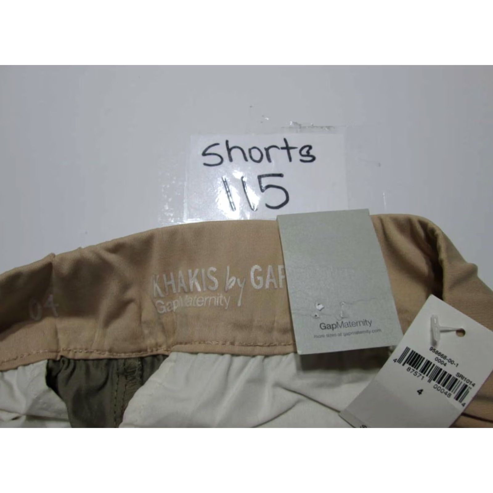 Gap Gap Maternity Shorts Gray Pull On Casual Womens Size 4 NWT Mom style Spring Summer Size 27" / US 4 / IT 40 - 7 Thumbnail
