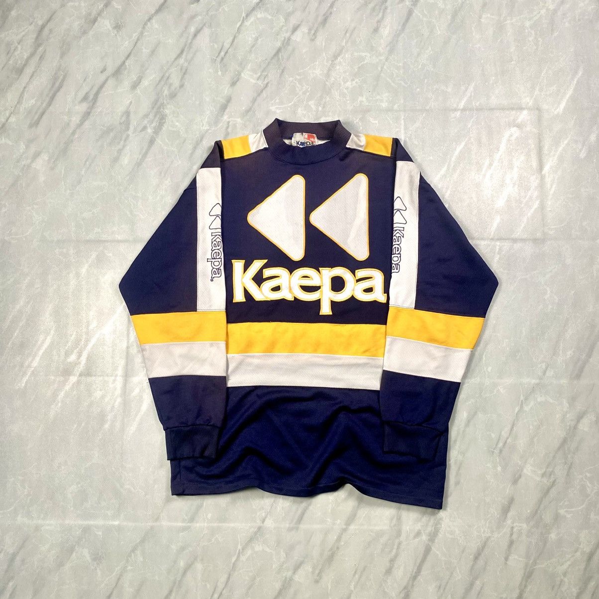Descente Vintage 90s Kaepa Japan Jersey Crewneck Size US L / EU 52-54 / 3 - 1 Thumbnail