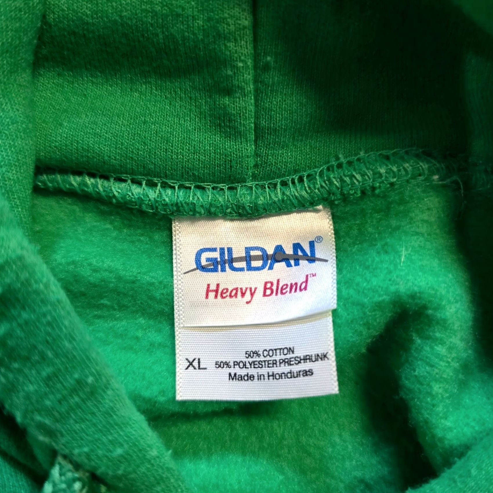 Gildan Gildan Hoodie Women XL Green Pockets Logo Boston Sweatshirt Ireland Ireland Lounge Heavy Blend Regular Size XL / US 12-14 / IT 48-50 - 5 Thumbnail