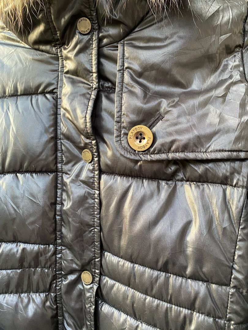 Japanese Brand × Playboy Womens' Playboy Puffer Hooded Long coat Size XS / US 0-2 / IT 36-38 - 5 Thumbnail