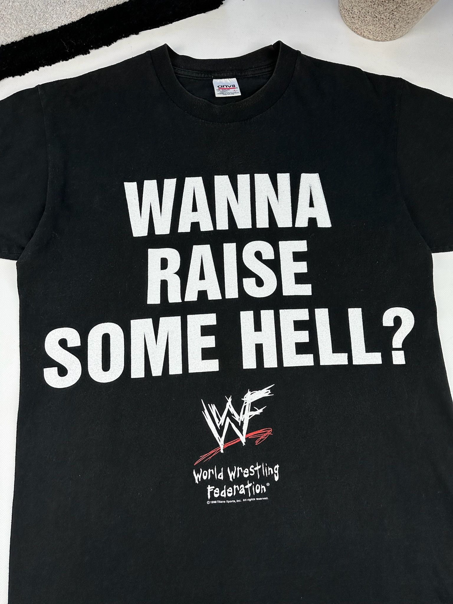 Vintage T-shirt Stone Cold Steve Austin vintage 90s Size US L / EU 52-54 / 3 - 4 Thumbnail