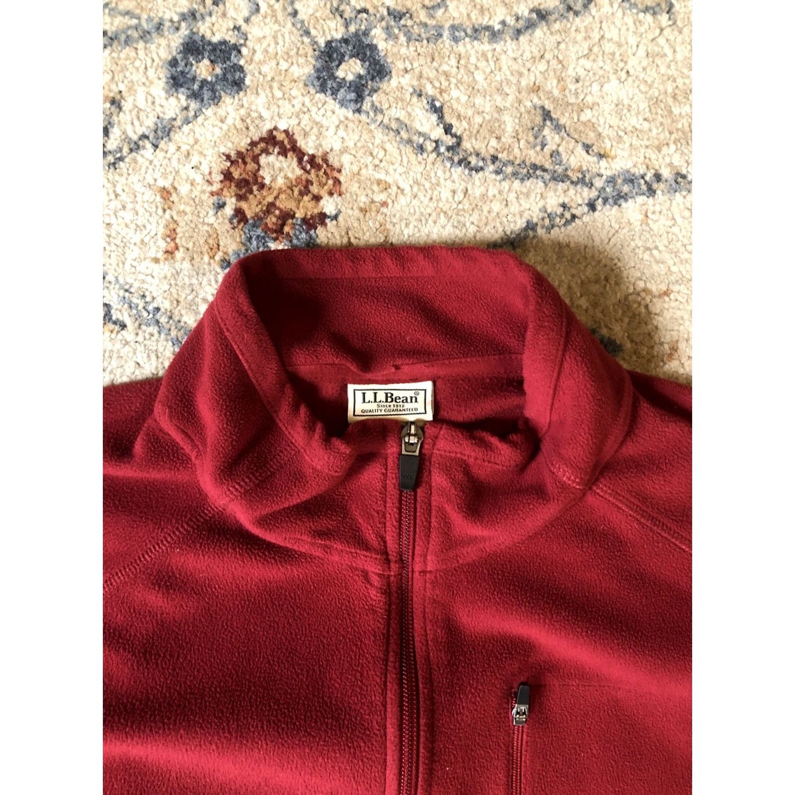Vintage VINTAGE L.L. Bean Fleece Full Zip Jacket Red Men’s 2XL Windbreaker Pockets Zipper 90s Style Mens Jacket Size US XXL / EU 58 / 5 - 2 Thumbnail