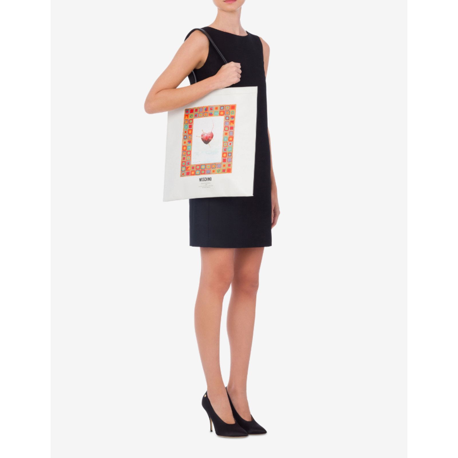 Moschino SS24 Moschino Couture Heart of Wool 1989 Framed Heart Tote Size ONE SIZE - 5 Thumbnail