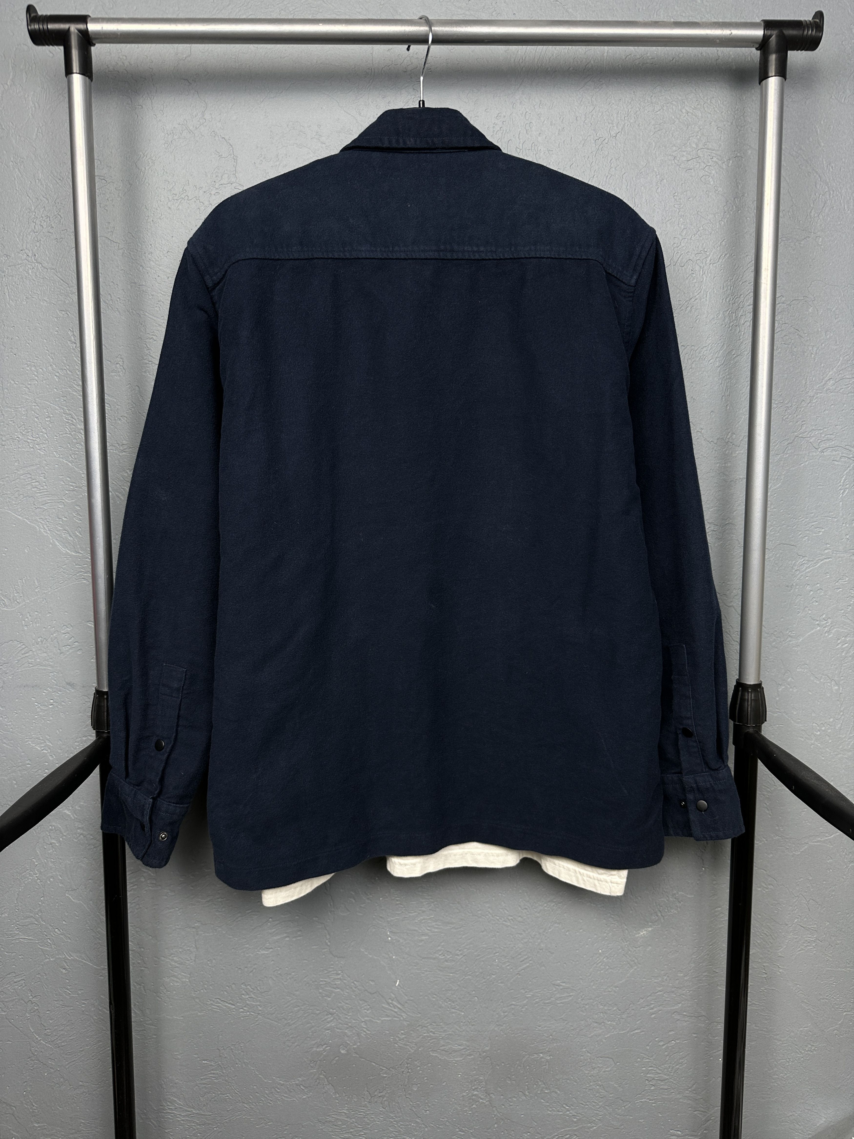 Folk Folk Mens Overshirt Jacket Heavy Cotton Flannel Shirt Size US L / EU 52-54 / 3 - 5 Thumbnail