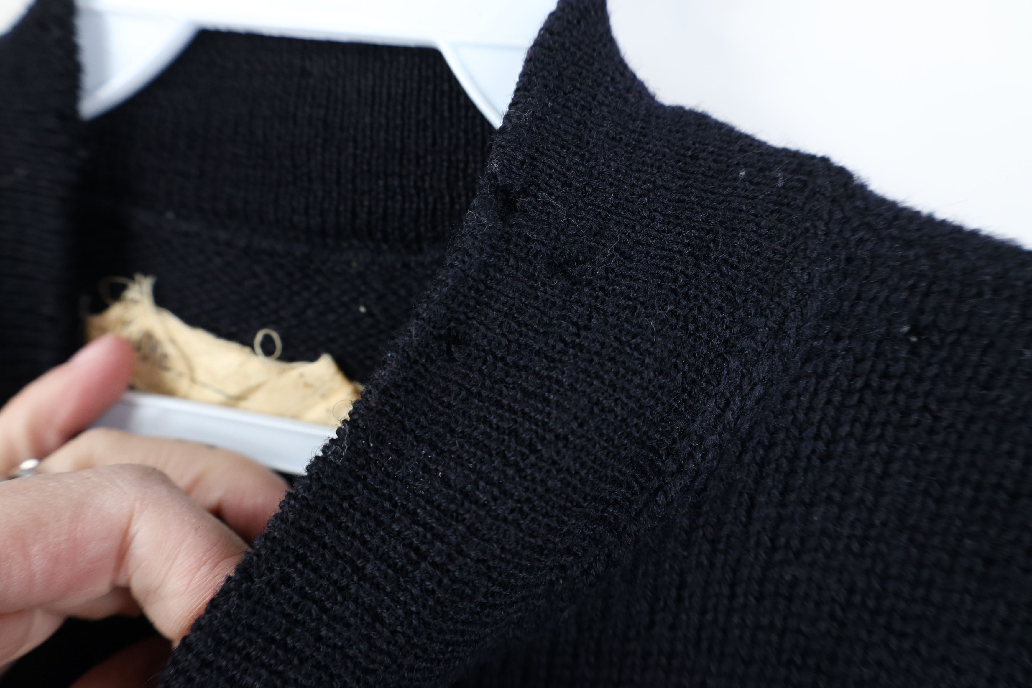 Vintage Vintage 40s US Navy Wool Knit Mock Neck Sweater Blue USA Size US S / EU 44-46 / 1 - 7 Thumbnail