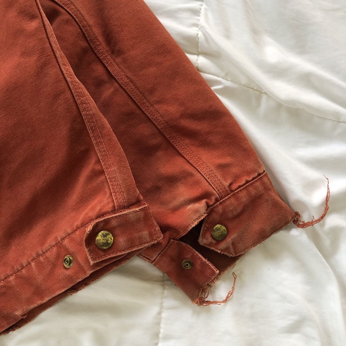 Edwin EDWIN 90s Distressed Detroit Jacket Size US XL / EU 56 / 4 - 15 Thumbnail