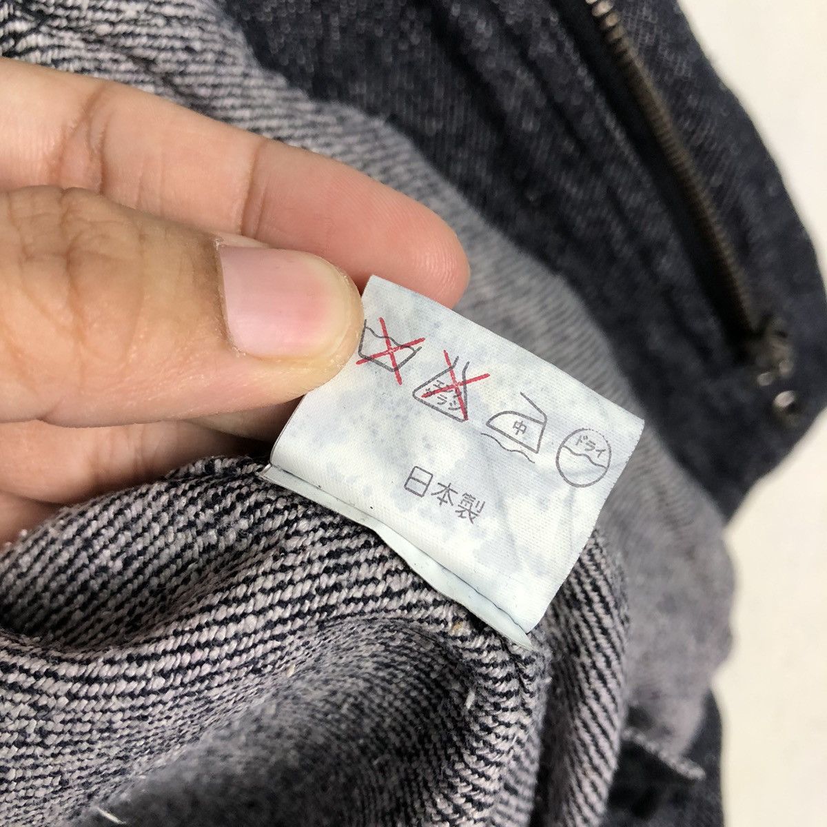 Japanese Brand 📌Vintage Denim Bomber Jacket Mige Parso Issey Miyake Size US M / EU 48-50 / 2 - 22 Thumbnail