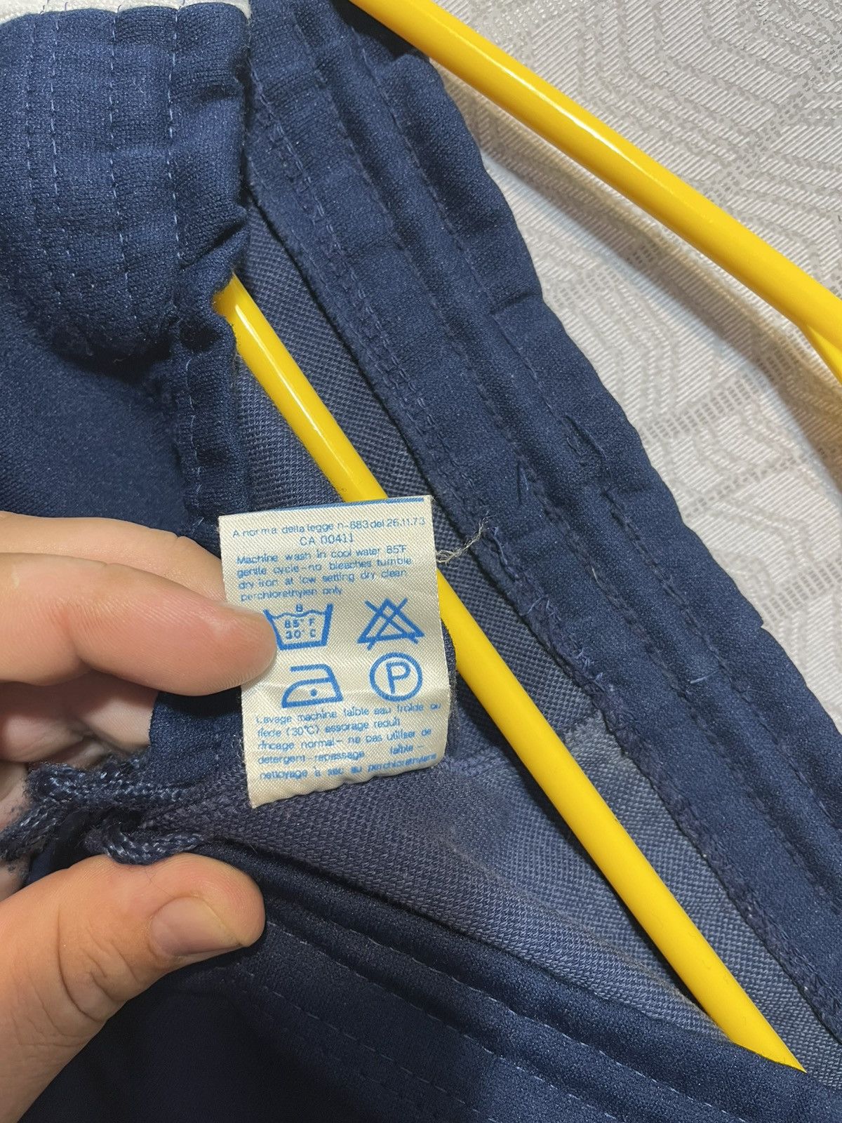 Adidas Rare Vintage 70s Adidas Blue Striped Ventex Sweatpants Size US 34 / EU 50 - 10 Thumbnail
