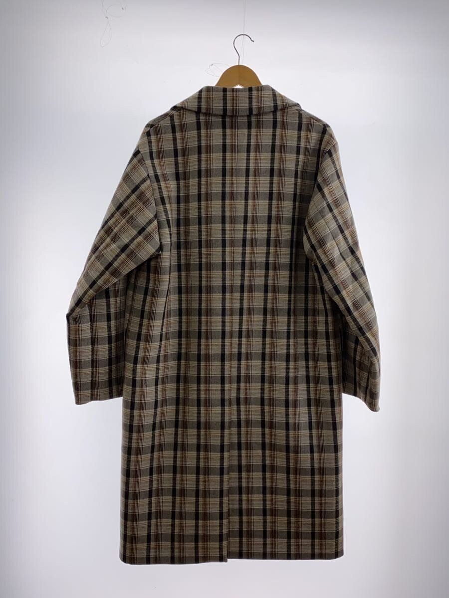 Auralee Gray Wool Double Face Check Soutien Collar Co Size US L / EU 52-54 / 3 - 2 Thumbnail