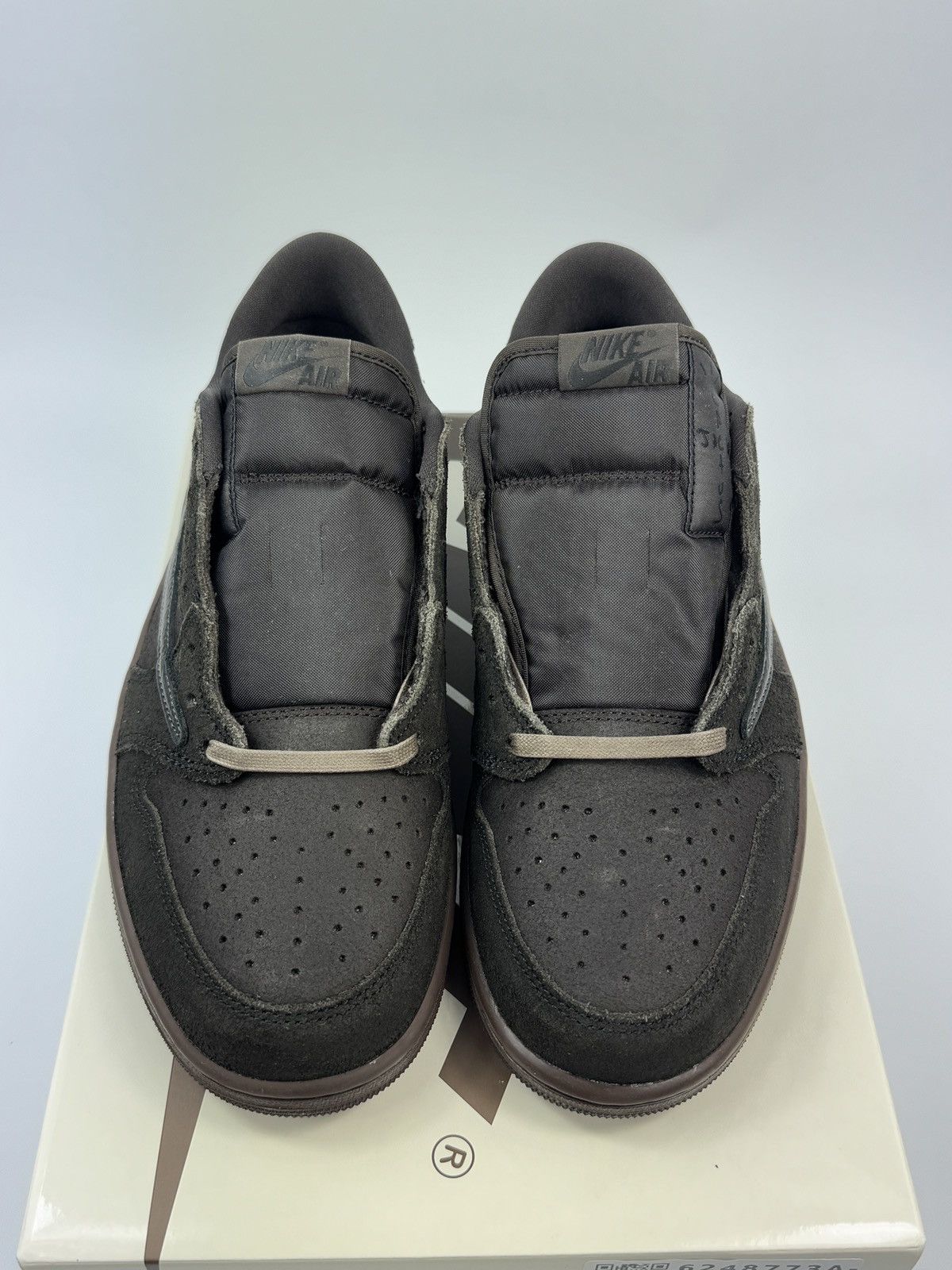 Jordan Brand JORDAN 1 RETRO CACTUS JACK VELVET BROWN SNEAKERS Size US 11 / EU 44 - 4 Thumbnail