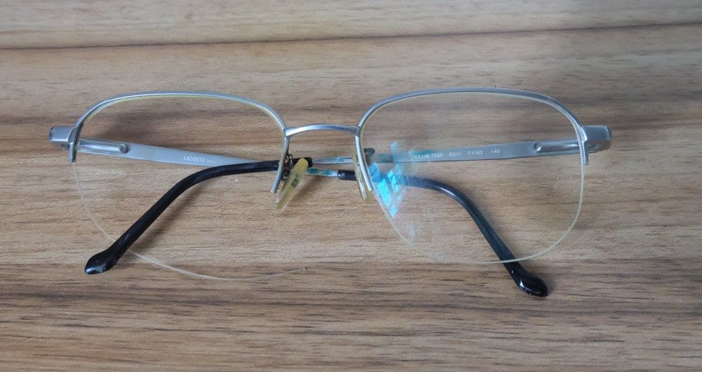 Lacoste Lacoste Club 7340 E011 Half Rim Eyeglasses – Made in France Size ONE SIZE - 2 Thumbnail