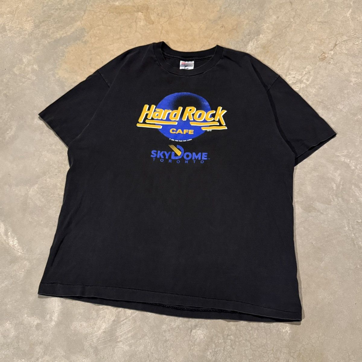 Vintage Vtg 1990s Faded Hard Rock Cafe SkyDome Tee ERD Grunge Size US XL / EU 56 / 4 - 2 Thumbnail
