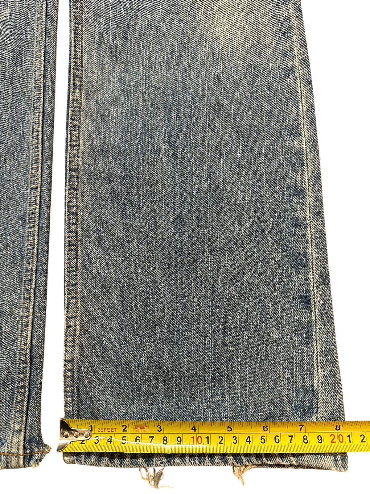 Hysteric Glamour Vintage Japanese Brand Blue Faded Distressed Loose Jeans Size US 32 / EU 48 - 15 Thumbnail
