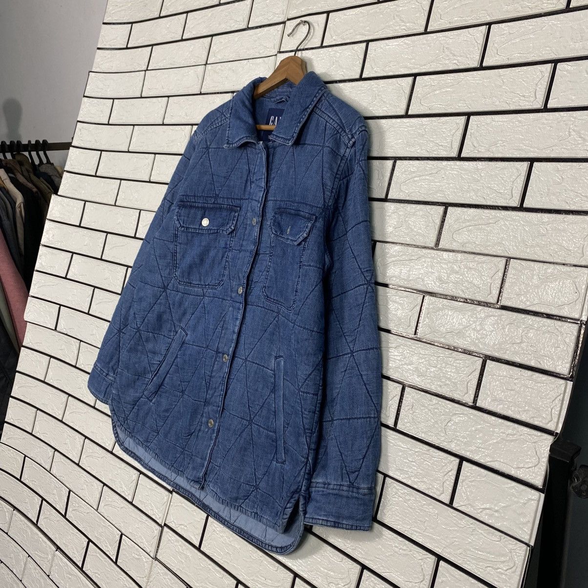 Japanese Brand Vintage Shirt Denim Jacket Gap Size US M / EU 48-50 / 2 - 3 Thumbnail