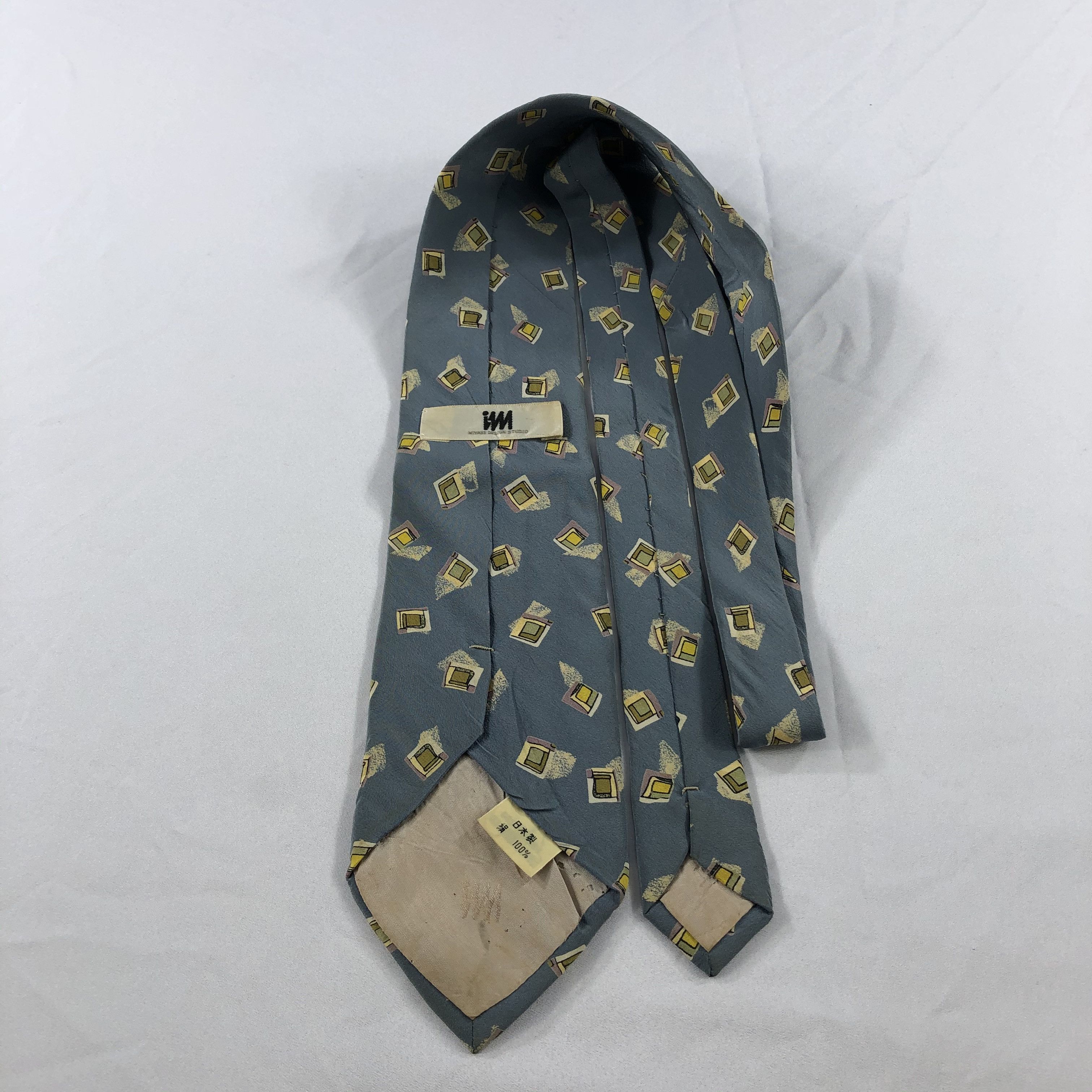 Issey Miyake × Japanese Brand × Vintage Issey Miyake Silk Neck Ties T109 Size ONE SIZE - 2 Thumbnail